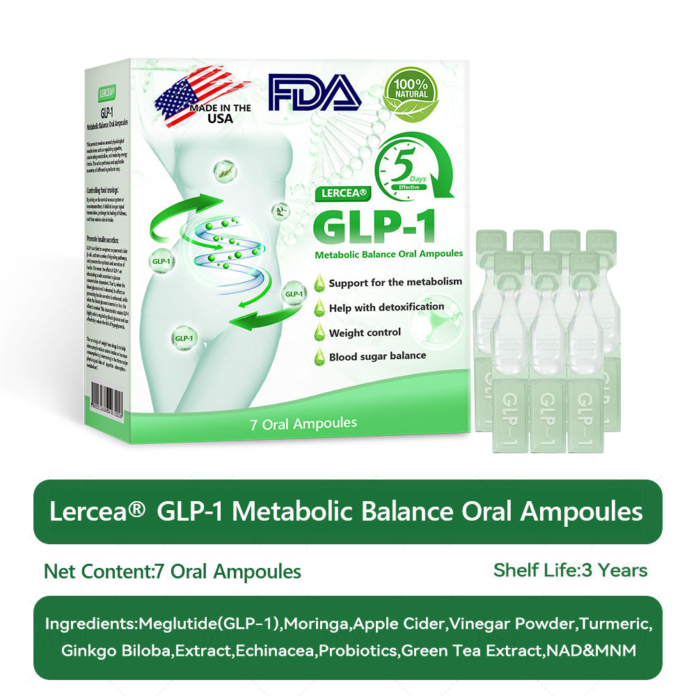 30% OFF🎁🎁𝐋𝙀𝑹𝐂𝗘𝗔® 𝑮𝗟𝐏-𝟭 Metabolic Balance Oral Ampoules👩‍⚕️
