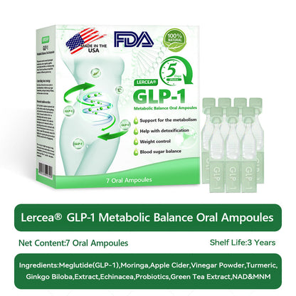 30% OFF🎁🎁𝐋𝙀𝑹𝐂𝗘𝗔® 𝑮𝗟𝐏-𝟭 Metabolic Balance Oral Ampoules👩‍⚕️